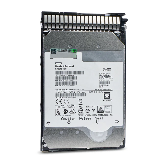 Alt view image 5 of 7 - HP Generation 8 18TB MB018000GXLAV P37677001 7.2K RPM SATA 6Gb/s 512e 3.5" HDD