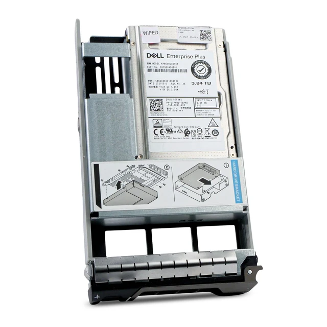 Alt view image 5 of 7 - (NOT FOR HOME PC!) Dell G13 0TP4W3 3.84TB 1 DWPD SAS 12Gb/s 3D TLC Hybrid 3.5" Read Intensive SSD
