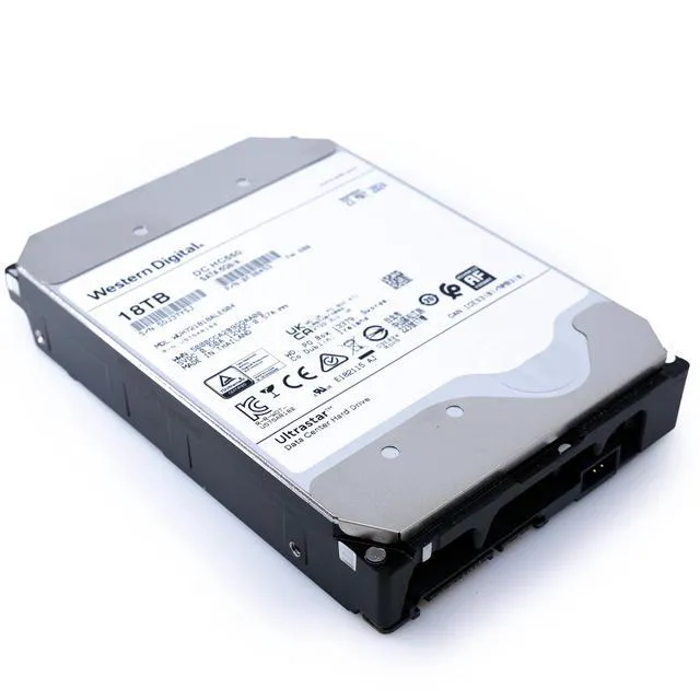 Alt view image 6 of 6 - WD Ultrastar DC HC550 18TB WUH721818ALE604 0F38453 7.2K RPM SATA 6Gb/s 3.5" HDD