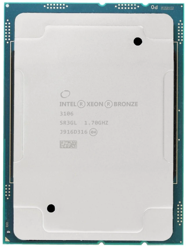 Alt view image 3 of 3 - SR3GL 8-Core 1.7GHz 2133MHz 11M 85W - Intel Xeon Bronze 3106 -R