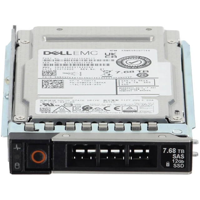 Alt view image 2 of 7 - (NOT FOR HOME PC!) 5MHY8 Dell 7.68TB 12Gbps vSAS RI TLC SED 2.5 SSD KRM6VRUG7T68