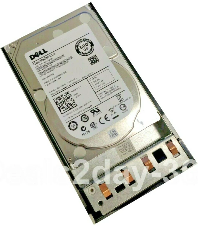 Alt view image 2 of 4 - Dell 00X3Y 000X3Y 500GB 7.2K 6G 64MB 2.5in SATA SFF Drive ST9500620NS w/Caddy