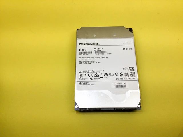 Alt view image 2 of 3 - (NOT FOR HOME PC!) HGST 8TB 7.2K RPM SAS 12Gbps 3.5in 4Kn HDD HUH721008AL4200