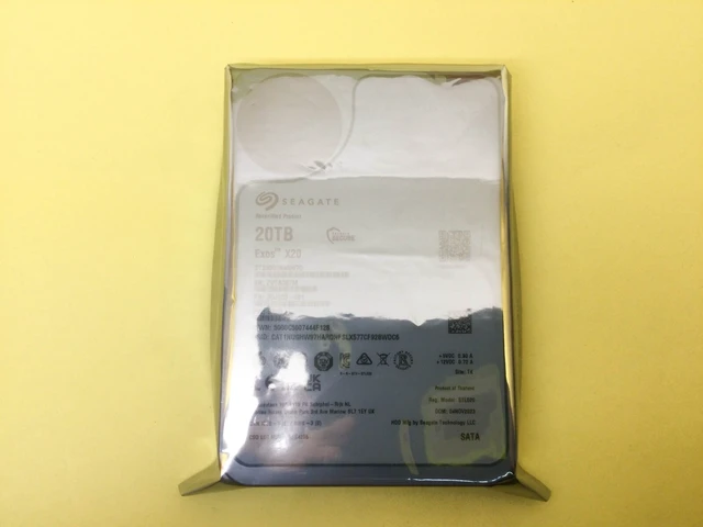 Alt view image 2 of 2 - Seagate Exos X20 20TB 7.2K SATA 6Gb/s 256MB 3.5in Internal HDD ST20000NM007D