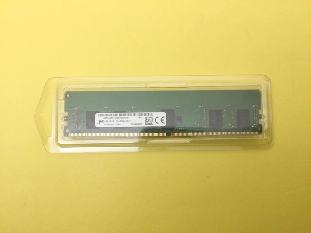 Alt view image 3 of 3 - MICRON 8GB (1X8GB) 1RX8 PC4-2666V RDIMM SERVER MEMORY MTA9ASF1G72PZ-2G6D1
