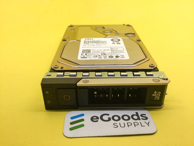 Alt view image 2 of 3 - 9X09C DELL 8TB 7.2K SATA 6Gb/s 3.5" 512e HDD 09X09C MG06ACA800EY w/ Gen14