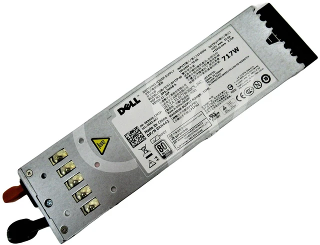 Alt view image 2 of 3 - RN442 0RN442 Dell POWEREDGE 717-Watts 80 Plus Gold Switching Power Supply