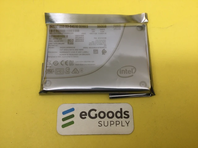 Alt view image 2 of 2 - Intel D3-S4510 Series 960GB SATA 6Gb/s 2.5" SATA III SSD SSDSC2KB960G8