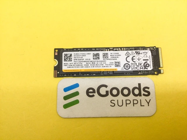 Main image of MZ-VL71T0A Samsung PM9F1 1TB NVMe PCIe 4.0 M.2 2280 Internal SSD DELL 24YVF