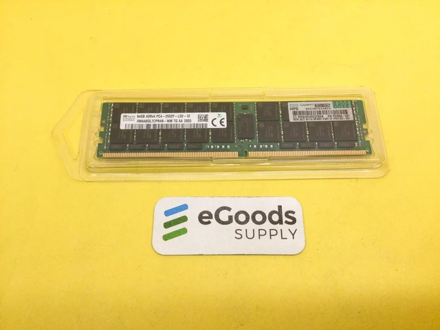 Alt view image 3 of 3 - P03054-091 HPE 64GB (1X64GB) 4DRX4 DDR4-2933Y SERVER MEMORY P00926-B21