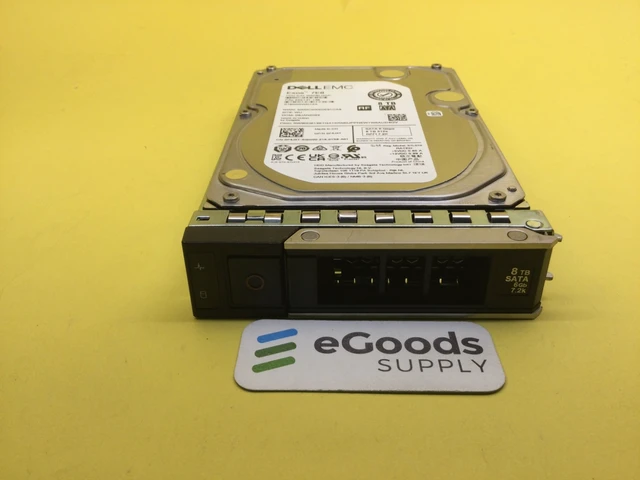 Alt view image 2 of 3 - F4JXT Dell 8TB 7.2K 6Gbps SATA 512e 3.5" HDD 0F4JXT ST8000NM012A w/14G