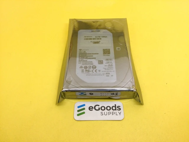 Alt view image 2 of 2 - (NOT FOR HOME PC!) E-X4128A NetApp Seagate 8TB 7.2K SAS 12Gbps 3.5in HDD ST8000NM001A
