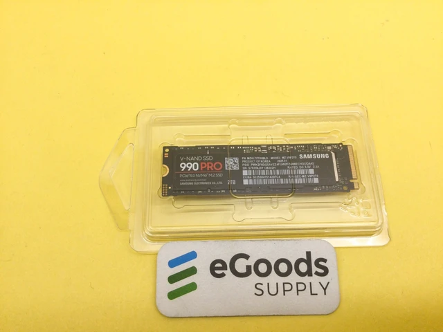 Alt view image 3 of 4 - Samsung 990 PRO 2TB M.2 NVME PCIE 4.0 V-NAND Internal SSD MZ-V9P2T0