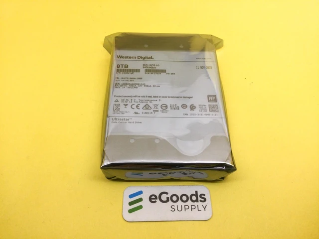 Alt view image 2 of 2 - WD 8TB 7.2K RPM SATA 6Gb/s 256MB 3.5" 512e HDD HUH721008ALE600