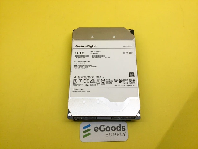 Main image of HGST 10TB 6Gb/s 7200RPM 3.5in SATA Hard Drive HUH721010ALE604