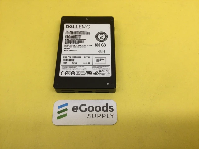 Main image of (NOT FOR HOME PC!) MZ-ILT800A EMC Samsung PM1645 800G SAS 12Gb/s 2.5in SSD 118033339