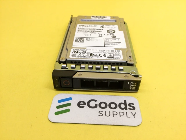 Alt view image 2 of 3 - (NOT FOR HOME PC!) CHJJJ DELL EMC 1.6TB 24Gbps SAS 2.5" KPM6XVUG1T60 SSD 0CHJJJ w/ Gen 14th