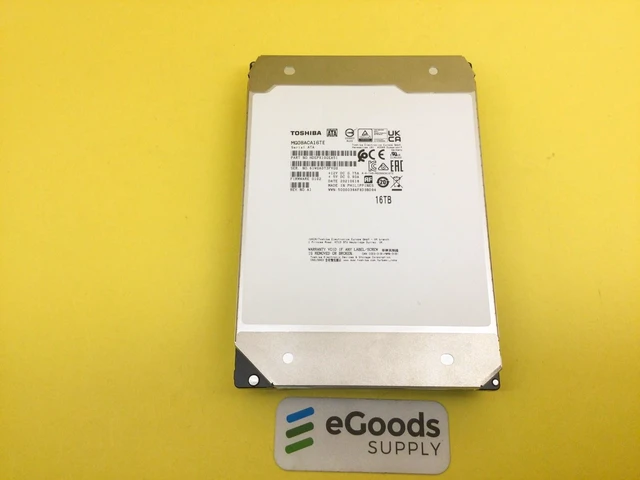 Main image of Toshiba 16TB 7.2K SATA 6Gb/s 512e 3.5'' HDD MG08ACA16TE