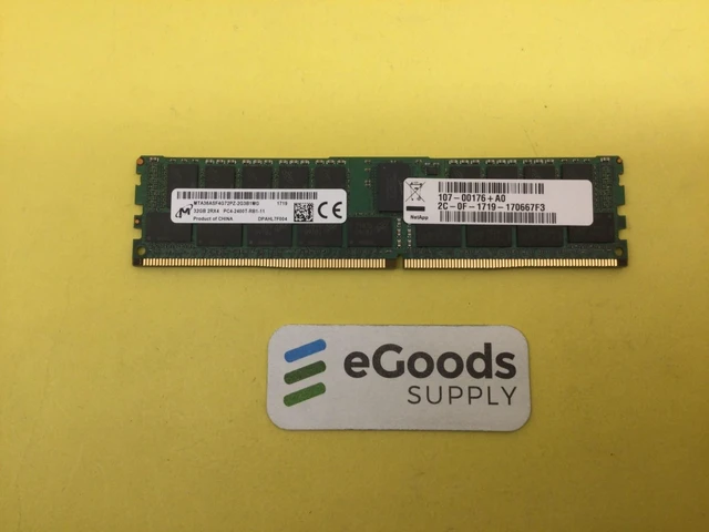 Main image of MTA36ASF4G72PZ-2G3B1 Micron 32GB (1x32GB) 2RX4 PC4-2400T DDR4 Server Memory