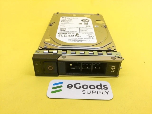 Alt view image 2 of 3 - J7W80 Dell 8TB 7.2K SATA 6Gb/s 512e 3.5'' HDD 0J7W80 ST8000NM023B