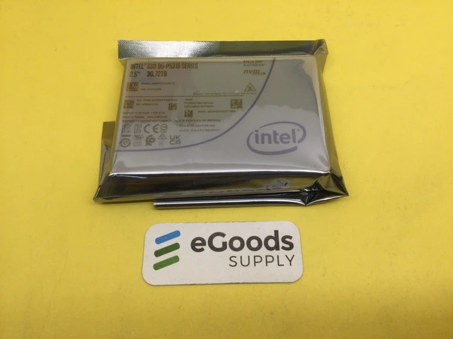 Alt view image 2 of 2 - INTEL D5-P5316 Series 30.72TB NVME PCie 4.0 2.5" U.2 SSD SSDPF2NV307TZ