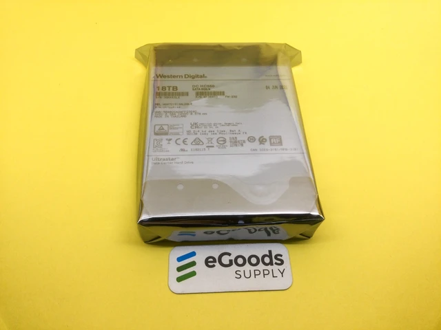 Alt view image 2 of 2 - WD Ultrastar DC HC550 18TB 7.2K SATA 6Gb/s 512MB 3.5" HDD WUH721818ALE6L4