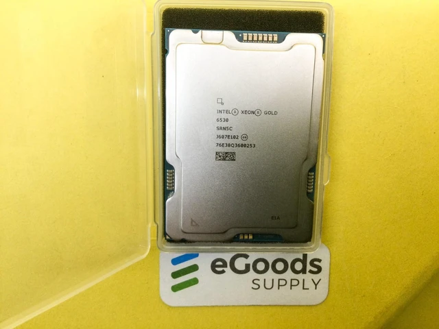 Main image of SRN5C INTEL XEON GOLD 6530 2.1GHZ 32-CORE 270W PROCESSOR