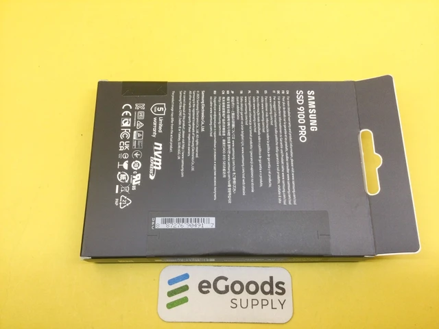 Alt view image 2 of 3 - MZ-VAP1T0B/AM Samsung 9100 PRO 1TB PCIe 5.0x4 NVMe M.2 2280 Internal SSD