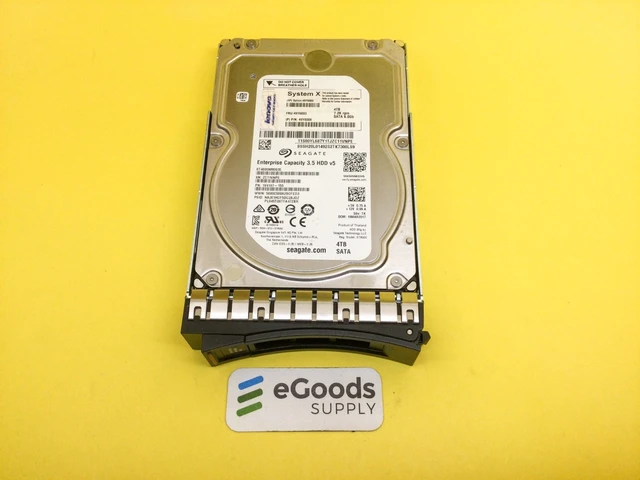 Alt view image 2 of 4 - 49Y6003 LENOVO SYSTEM X 4TB SATA 6Gbs 128MB 3.5 HDD 49Y6002 49Y6006