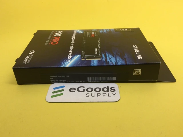 Alt view image 2 of 3 - SAMSUNG 990 PRO M.2 2280 1TB PCIe 4.0 NVMe V-NAND SSD MZ-V9P1T0B/AM Sealed