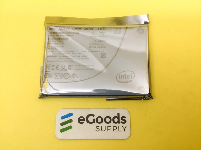 Alt view image 2 of 2 - SSDSC2BB016T4 Intel DC 3500 Series 1.6TB SATA 6Gbps 2.5in Internal SSD