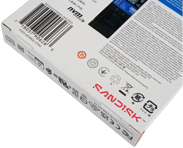 Alt view image 2 of 7 - WD Blue SN5100 2TB WDS200T5B0E PCIe Gen 4.0 x4 8GB/s 3D QLC NVMe M.2 2280 SSD