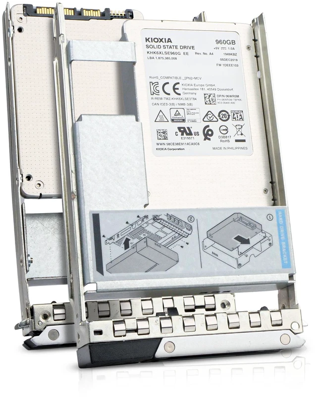 Main image of Dell 960GB SATA 6Gb/s 3D TLC 1 DWPD 3.5" Enterprise SSD 06WR5M Hybrid G16