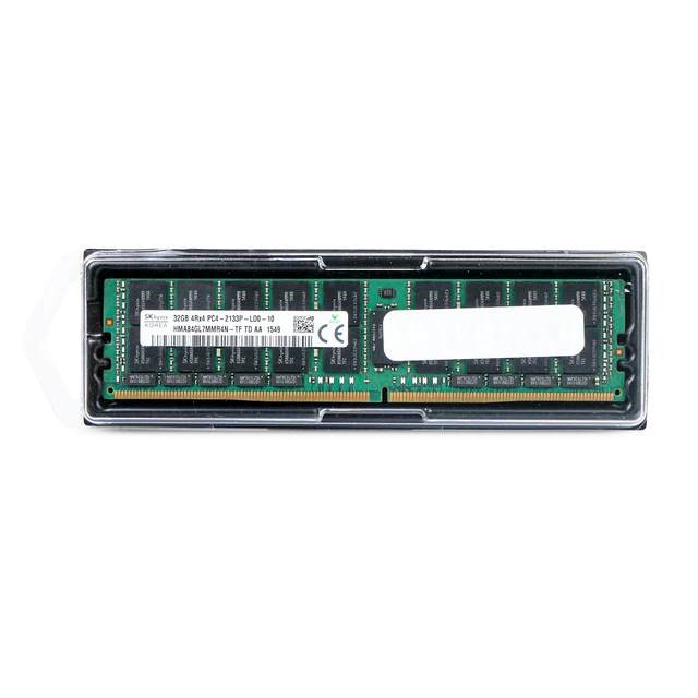 Alt view image 3 of 7 - (NOT FOR HOME PC!) SK Hynix 32GB DDR4 2133MHz HMA84GL7MMR4N-TF 4Rx4 LRDIMM ECC Server RAM