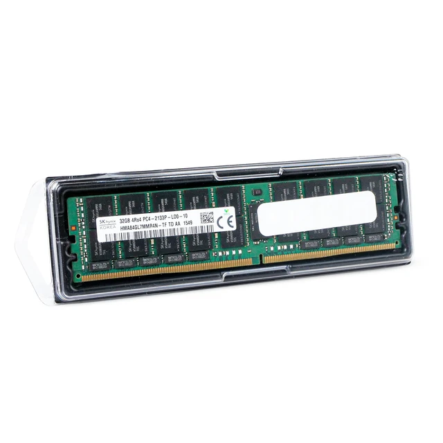 Alt view image 5 of 7 - (NOT FOR HOME PC!) SK Hynix 32GB DDR4 2133MHz HMA84GL7MMR4N-TF 4Rx4 LRDIMM ECC Server RAM