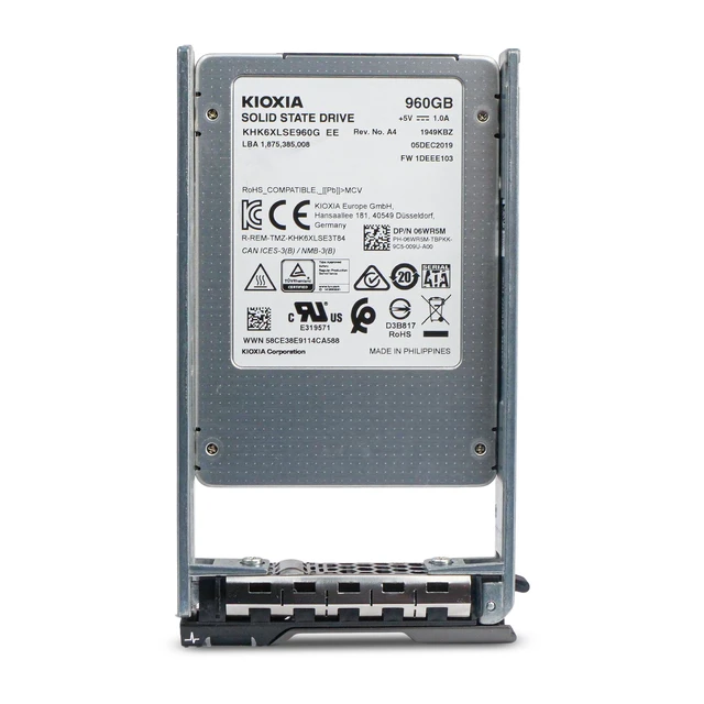 Alt view image 3 of 7 - Dell 960GB SATA 6Gb/s 3D TLC 1 DWPD 2.5" PowerEdge Enterprise SSD 06WR5M G16