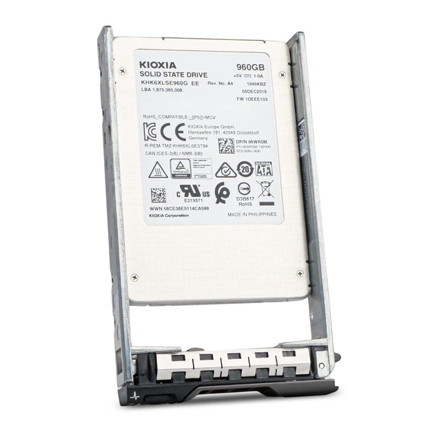 Alt view image 6 of 7 - Dell 960GB SATA 6Gb/s 3D TLC 1 DWPD 2.5" PowerEdge Enterprise SSD 06WR5M G16