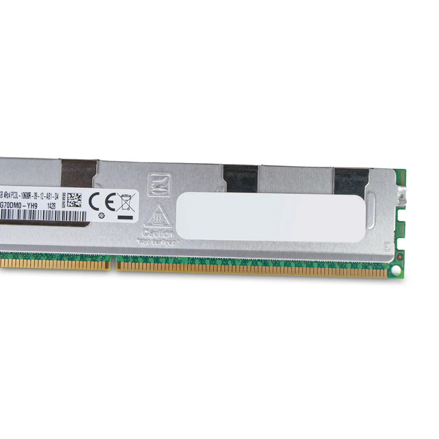 Alt view image 5 of 7 - Samsung 32GB DDR3 1333MHz M393B4G70DM0-YH9 4Rx4 PC3L-10600R RDIMM Server RAM