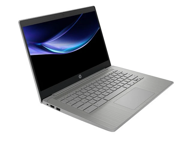 Alt view image 3 of 7 - HP Chromebook Laptop Computer 14" HD Intel Celeron 4 GB memory;64 GB eMMC