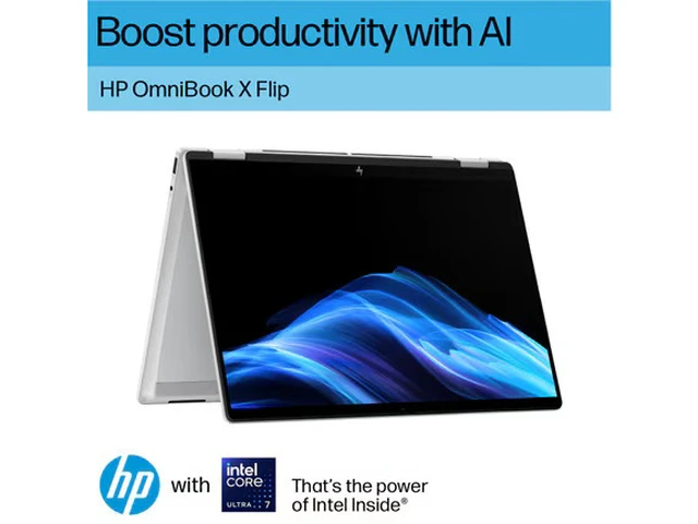 Alt view image 2 of 7 - HP OmniBook X Laptop Computer 14" 2K Touch Screen Intel Core Ultra 7 16 GB