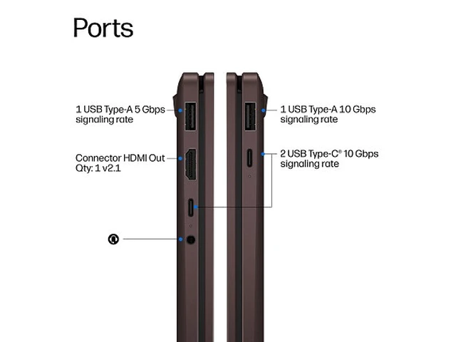 Alt view image 4 of 7 - HP OmniBook X Laptop Computer 14" 3K Touch Screen AMD Ryzen AI 9 32 GB memory;2