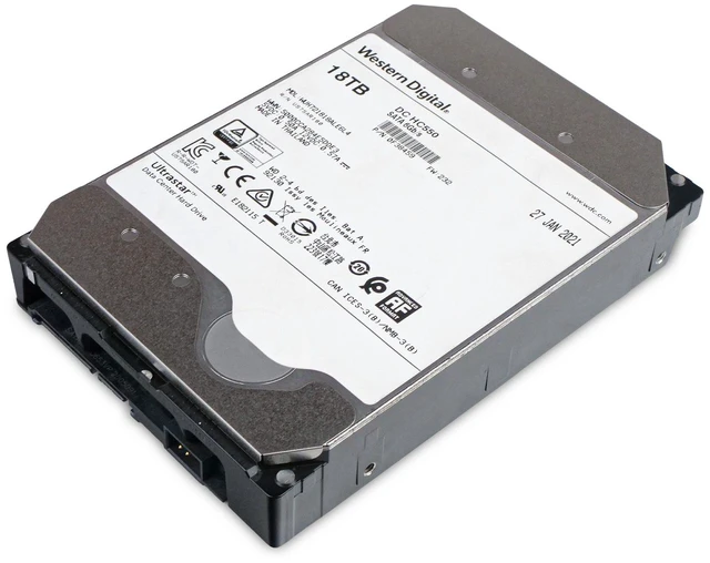 Alt view image 7 of 7 - WD Ultrastar DC HC550 18TB WUH721818ALE6L4 0F38459 7.2K SATA 6Gb/s 3.5" HDD