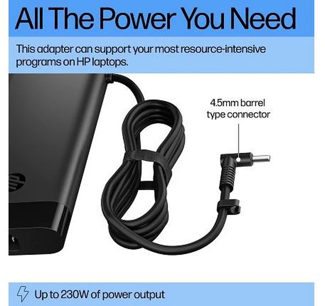 Alt view image 4 of 7 - HP 230W Smart AC Adapter