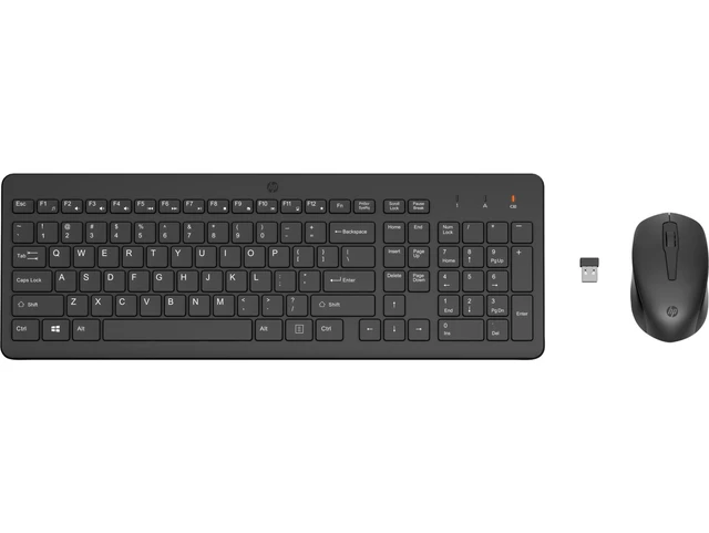 Alt view image 2 of 7 - HP 330 Wireless Mouse and Keyboard Combination.