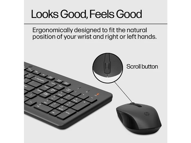 Alt view image 7 of 7 - HP 330 Wireless Mouse and Keyboard Combination.