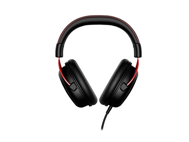 Alt view image 3 of 5 - HyperX Cloud II - Gaming Headset - Black-Red