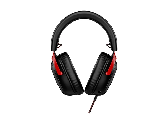 Alt view image 5 of 7 - HyperX Cloud III - Gaming Headset - Black-Red