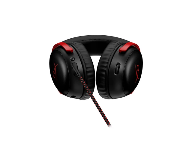 Alt view image 4 of 7 - HyperX Cloud III - Gaming Headset - Black-Red
