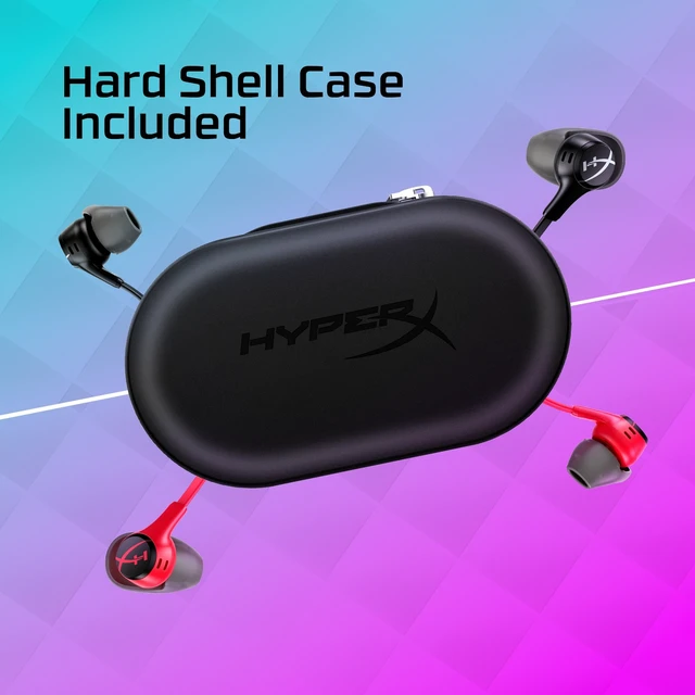 Alt view image 7 of 7 - HyperX Cloud Earbuds II - Gaming Earbuds with Mic - Red
