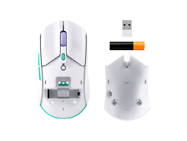 Alt view image 2 of 7 - HyperX Pulsefire Haste 2 Core Wireless - Gaming Mouse (White)
